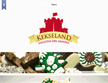Tablet Screenshot of kekseland.com